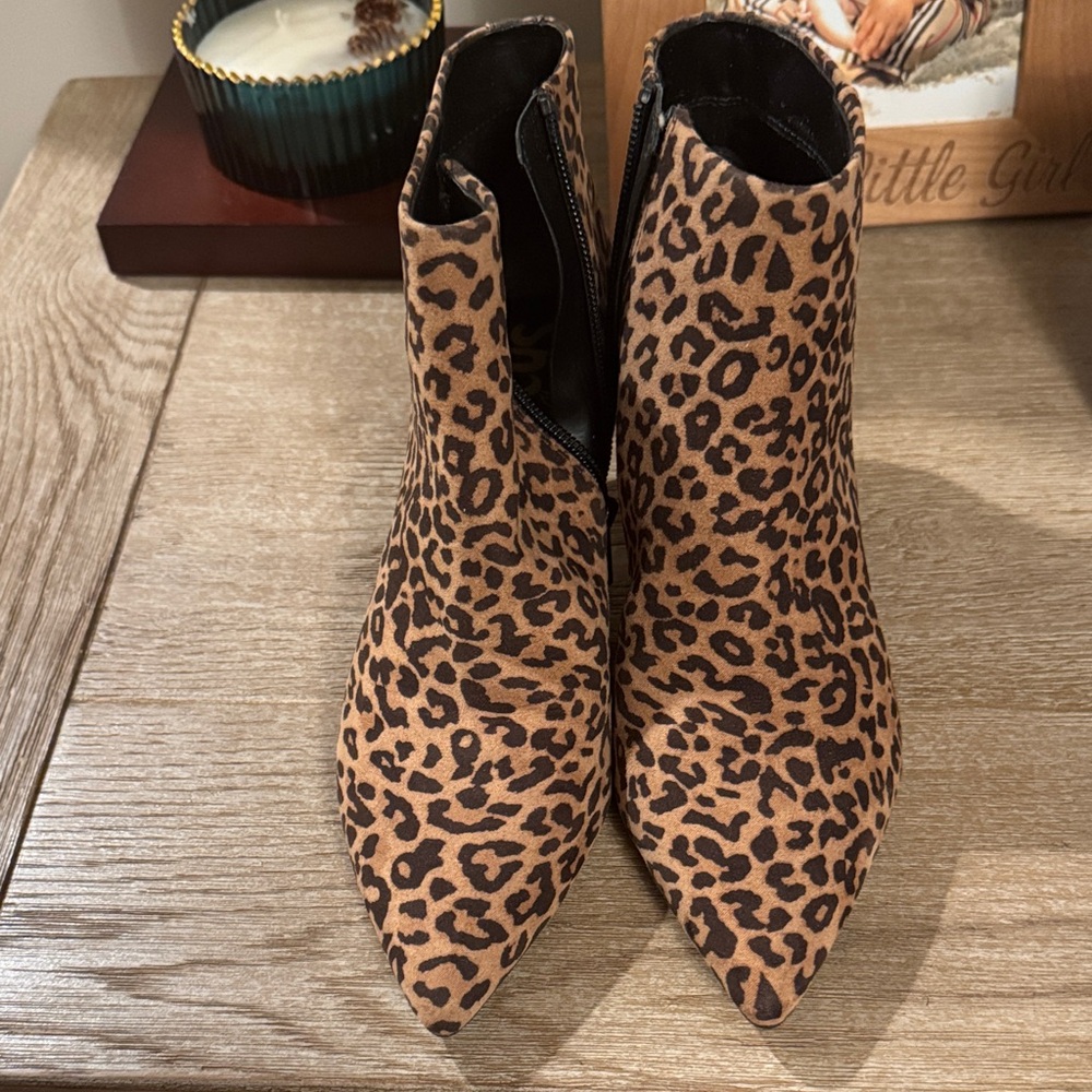 Circus by Sam Edelman Leopard Ankle Boots